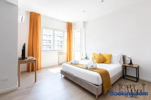 Caput Mundi Rooms - 100mt to Metro A, Terrace, A-C, 15 min to center - Image 1