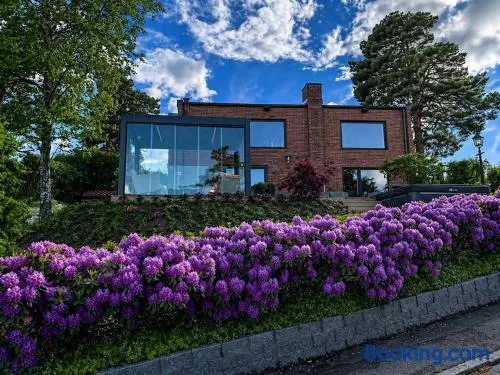 Luxury Designer Villa Pool Spa Gym Lidingo - Image 1