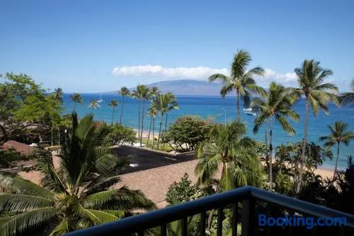 Whaler Ocean View Studio Kaanapali Beach Steps to Beach Complimentary Car with 6 Nights WH2-661 by KBM - Image 1