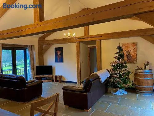 Trelaske Mill Cider Barn-with Hot Tub, Fire Pit BBQ - Image 1