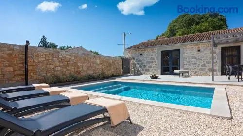 Rustic villa Dvori with outdoor pool in Porec - Image 1