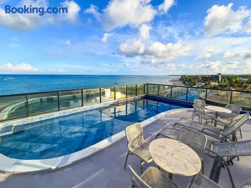 PB311 Studio beira-mar em Tamandaré com Rooftop e vista By Oasis Ferias - Image 1