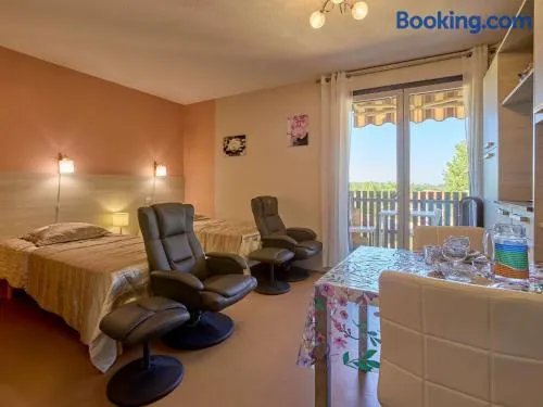 Studio lumineux avec balcon à Barbotan-les-Thermes, 2 personnes - Image 1
