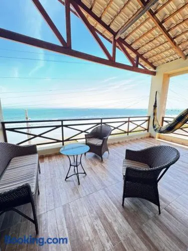 Casa da Maré Pé na areia Suítes climatizadas e deck vista mar - Image 1