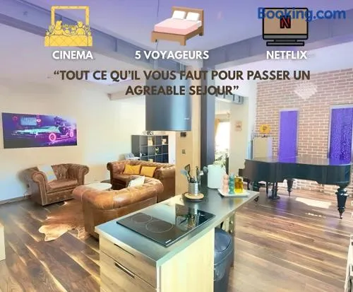 L'Atelier Industriel - Cinéma - Jardin - 5 pers - Image 1