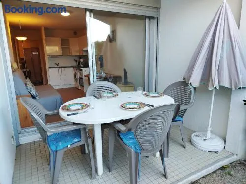 Studio cabine avec accès direct piscine collective et plage - 4FR503 - Image 1