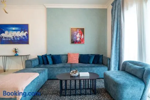 Yas Island 1BR - Coastal Blue Haven - Image 1