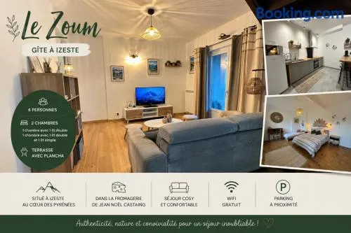 Gîte 3 étoiles, "le Zoum", 6 pers, Izeste, Vallée d'Ossau - Image 1