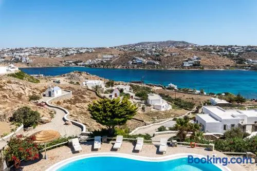 Yalos Mykonos Ornos Pouli private apartments w shared swimming pool - Image 1