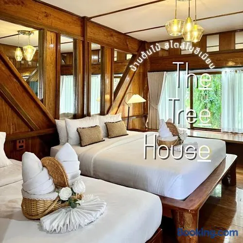 บ้านต้นไม้ The Tree House ณคอนศรี ติดวัดเจดีย์ ไอ้ไข่ - Image 1