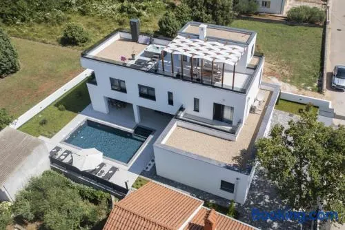 CROWONDER Mila Prestige Villa with Heated Swimming Pool, Jacuzzi and Sauna - Image 1