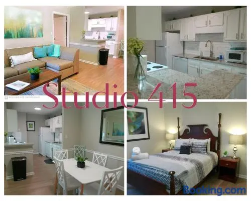 Studio 415 Spring Lake - Fayetteville near Fort Bragg - Accessible 1st Floor with Self Check-in - Perfect for short or long-term stays - Image 1