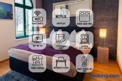 feelgoodflats DESIGN Apartment in city center, central station close with Netflix und workplace - Image 1