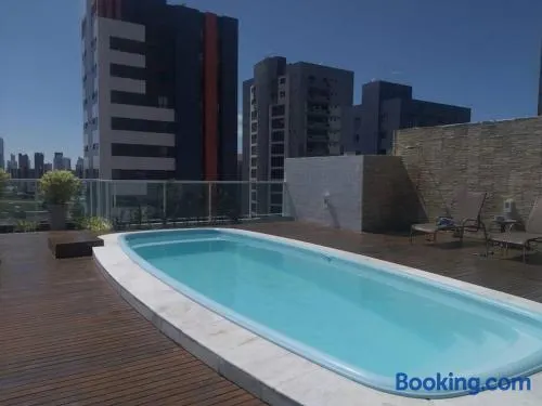 Apartamento em Manaíra- João Pessoa com varanda e Piscina - Image 1