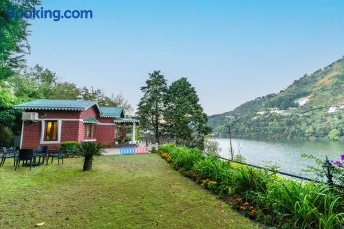 SaffronStays Gardens on the Lake - 2BR pet & elderly-friendly lakefront villa with lawns, bonfire & kitchenette near Nainital - Image 1