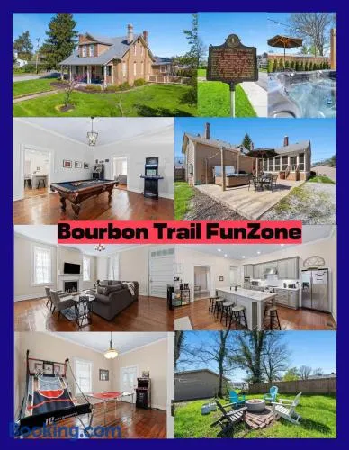Holiday Bourbon Trail Family FUN-ZONE! Hottub! Arcade Games! Pool Table! Locally Owned Historic Pope House! 3900sqft! Right Outside of Bardstown! - Image 1