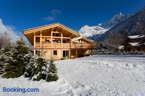 Chalet Isabelle Mountain lodge 5 stars 6 bedroom en suite sauna spa inox - Image 1