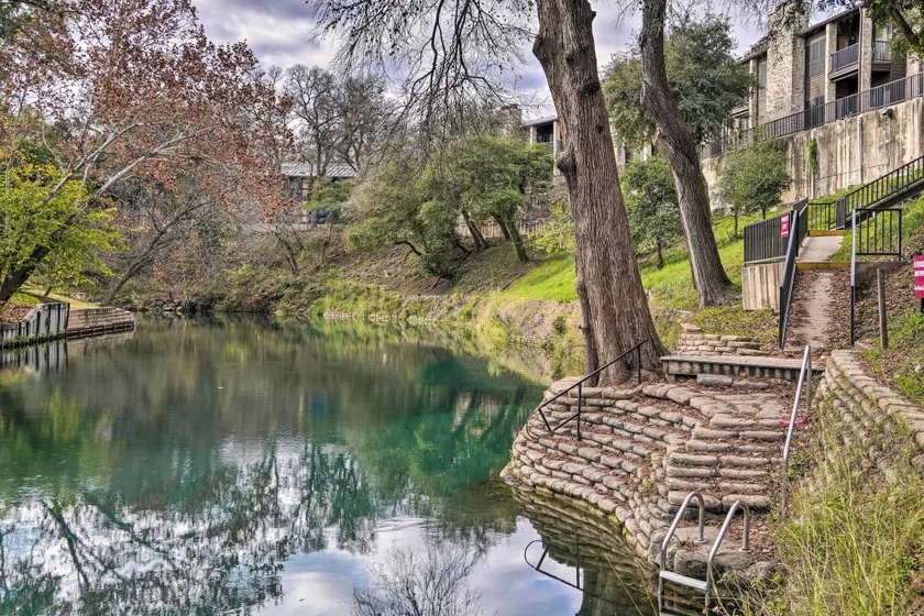 Comal Condo - Riverfont Complex Across From Schlitterbahn - Interiør