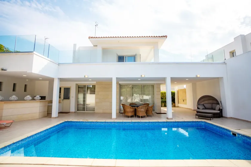 Beachfront Villa Larnaka Dhekelia with Pool - Image 1