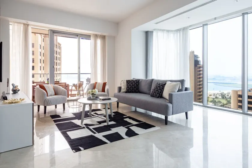 Sadaf JBR I - Trois Chambres Appartement, Couchages 6 - Image 1