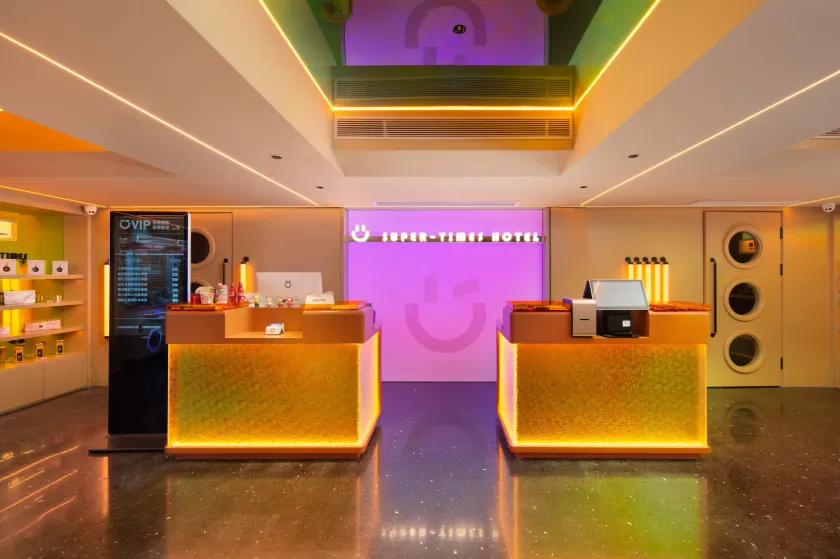 Super Time Trendy Design Hotel Guangzhou Beijing Road Pedestrian Street Dafo Temple Branch - Vestíbulo