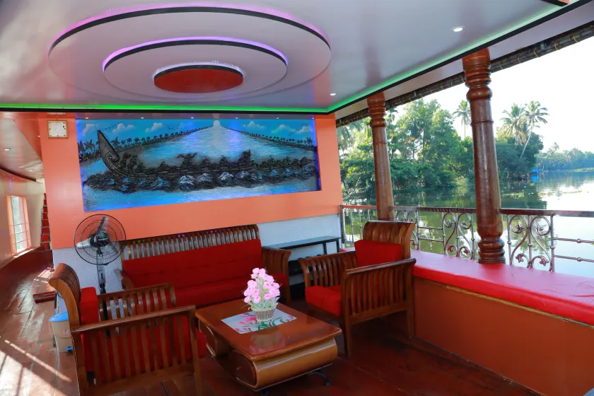 Beach Paradise Day Cruise Houseboat - Coin salon dans le hall