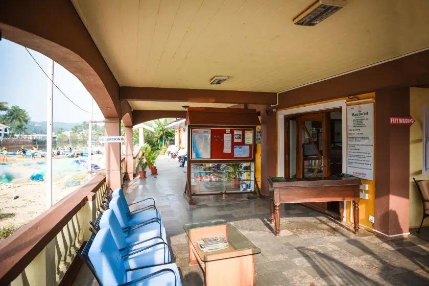 Baia Do Sol - Beachfront boutique Resort in Baga, Calangute - Reception