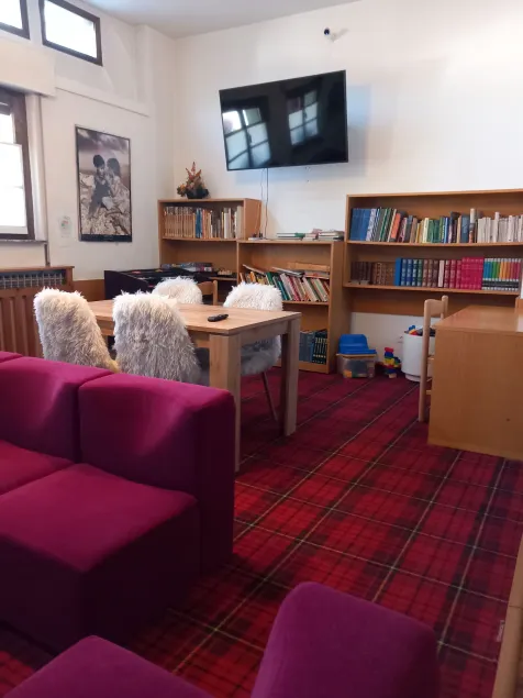 Residence Biancaneve - Sitzecke in der Lobby