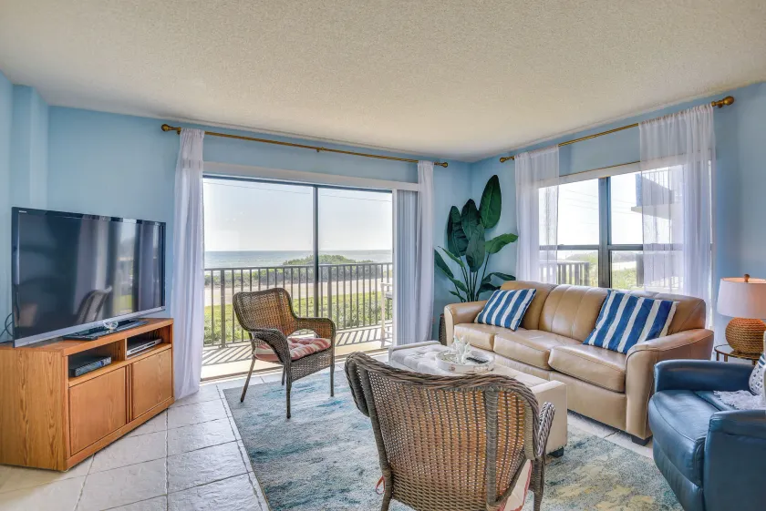 Ormond Beach Ocean-View Condo w/ Private Balcony! - Image 1