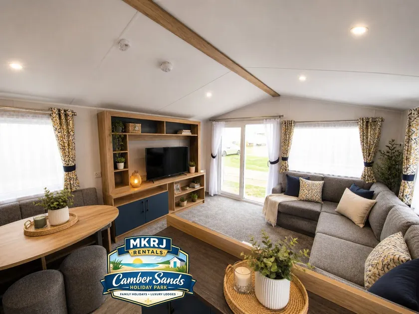 MKRJ LUXURY Parkdean Camber Sands -En-Suite Sleeps 6 - Pet Friendly - Image 1