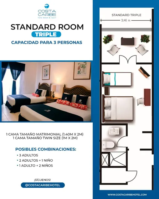Costa Caribe Hotel Beach & Resort - Room