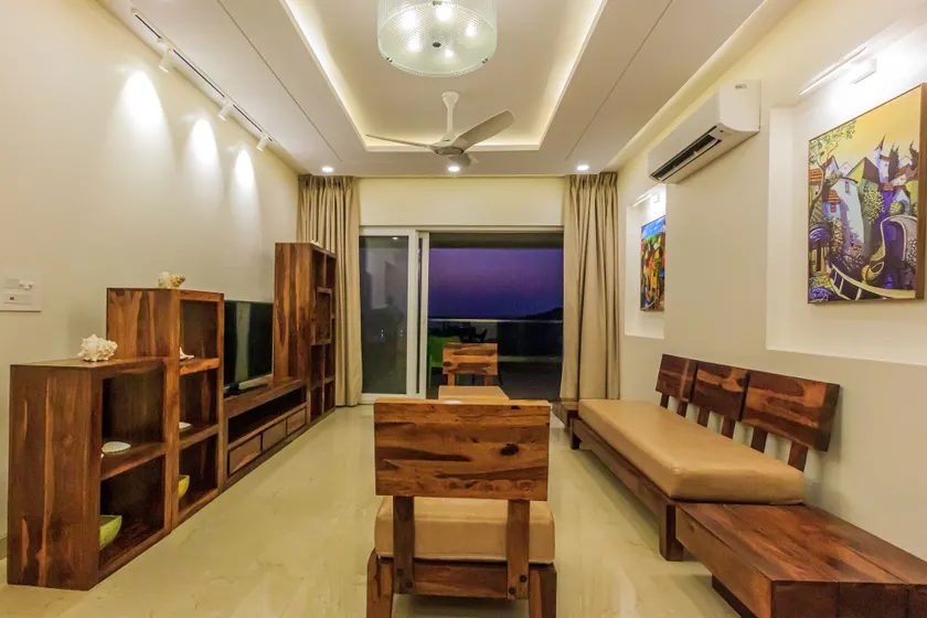 ROSASTAYS North Goa Rosa Kuber Mandovi - Sitzecke in der Lobby