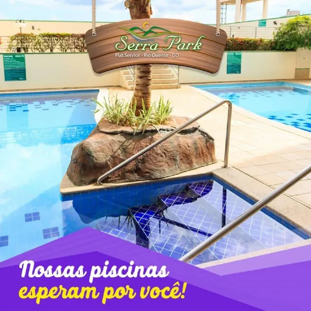 Serra Park Flat Service - Rio Quente Esplanada apartamento inteiro roupas de cama a parte - Image 1