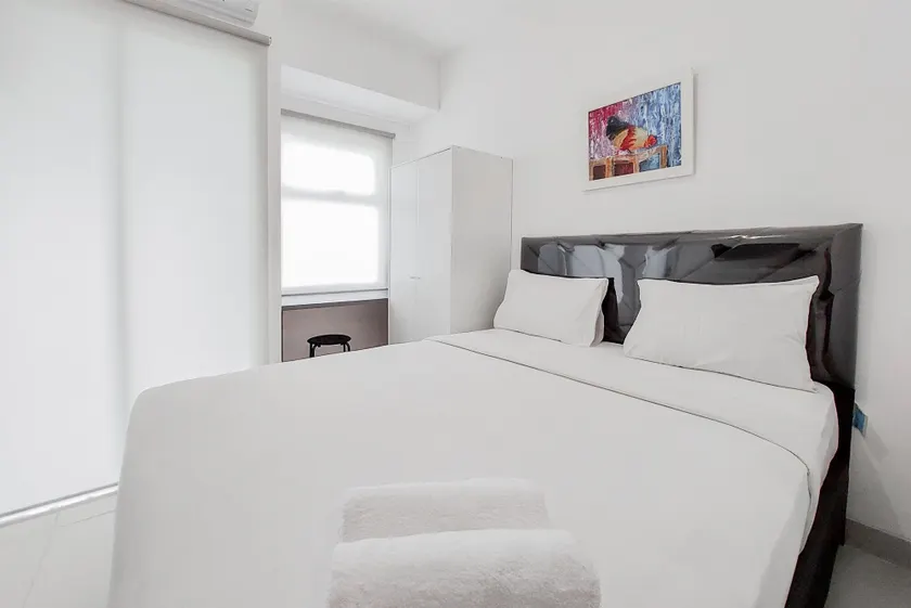 Modern And Tidy Studio Serpong Garden Apartment - Chambre