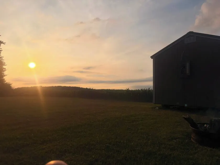 Romantic Cabin Escape in Dawn Euphemia Sunsets Smores - Image 1