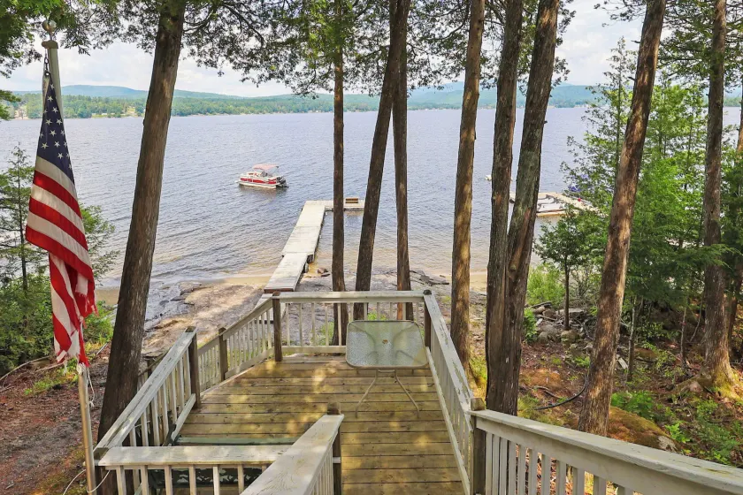 Waterfront Deck + Views: Schroon Lake Sanctuary - Image 1