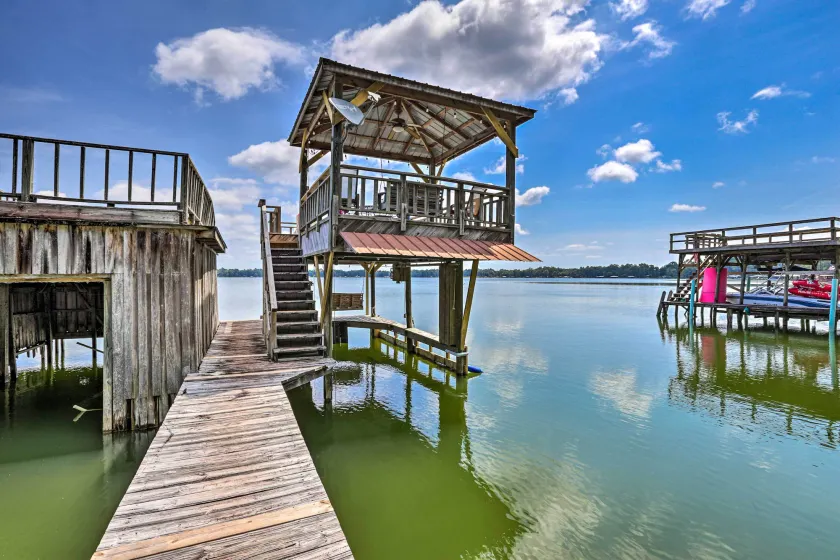 'all Decked Out' Home on Cherry Lake w/ Dock! - Interiør