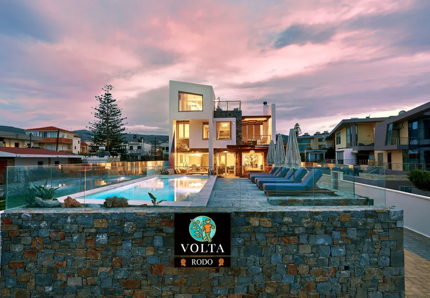 Rodo Seafront Villa with Heated private pool and jacuzzis by Volta Suites and Villas - Image 1