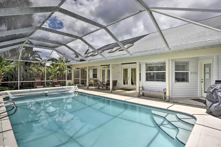 Cocoa Beach Paradise: Screened Pool, Patio + Games - Image 1