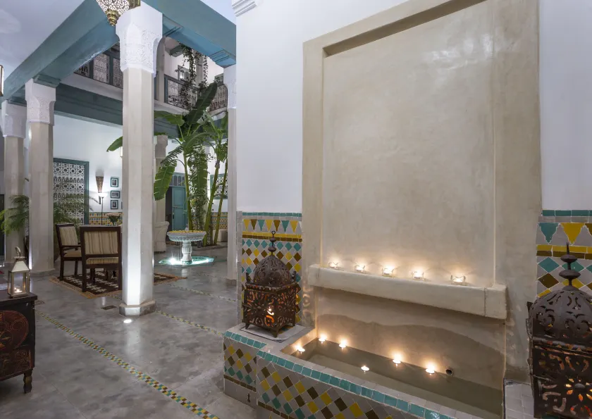 Riad Azahar - Entrée intérieure