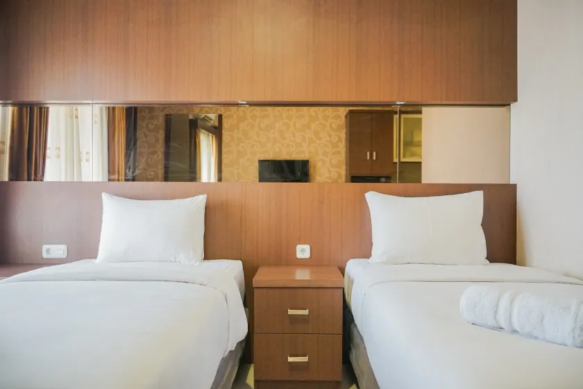 Compact and Cozy Studio Atria Residence Gading Serpong Apartment By Travelio - Image 1