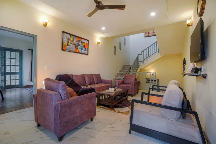 Villa bliss by Ravi and Jazz l 4bhk villa l valley view l jacuzzi l bonfire l parking - Image 1