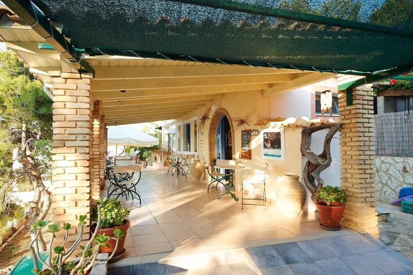 Villas Cavo Marathia - Inngangsparti