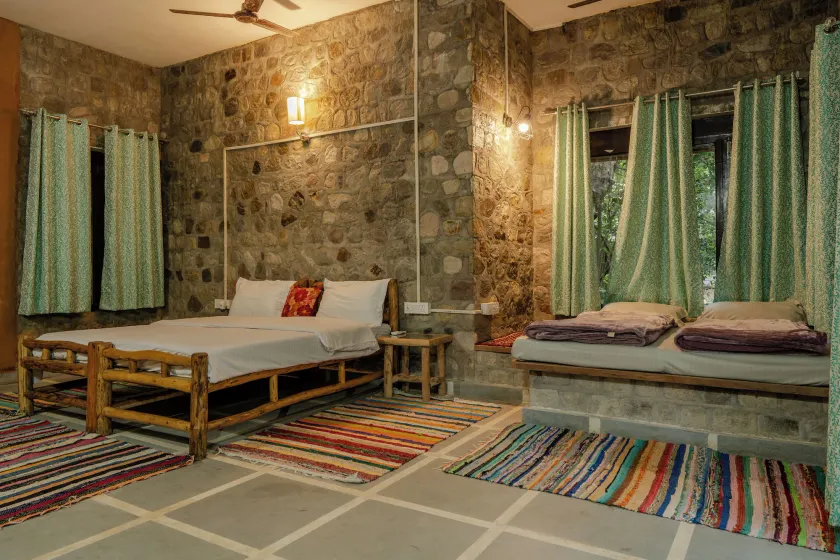 Camp Hornbill Corbett - Room