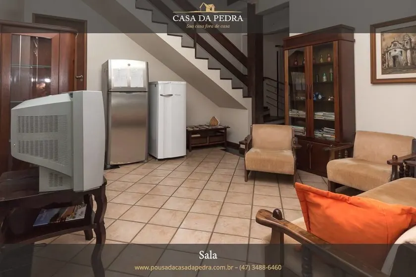 Pousada Casa da Pedra - Zona de estar del vestíbulo