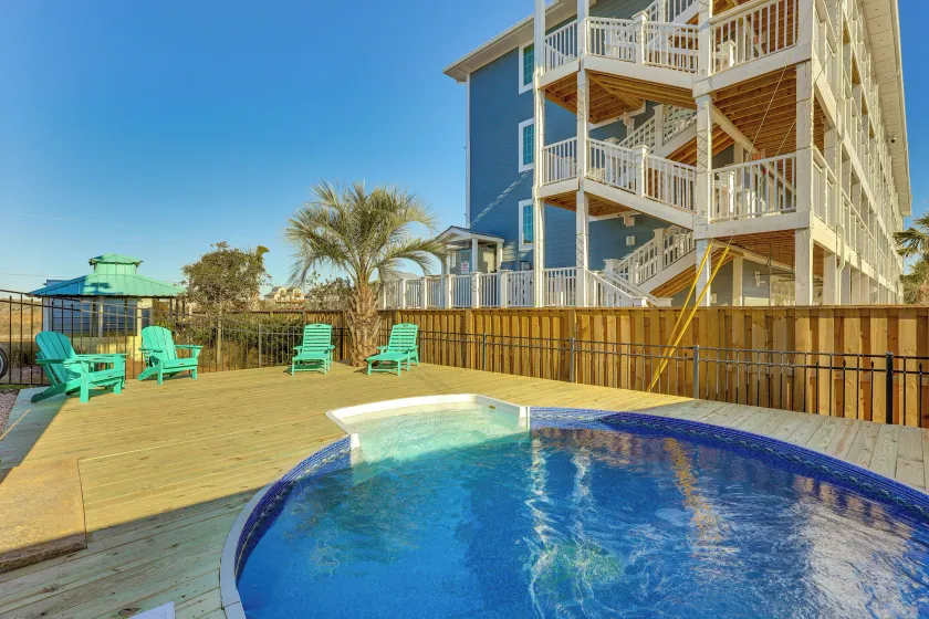 Chic Surf City Retreat w/ Pool < 1 Block to Beach! - Image 1