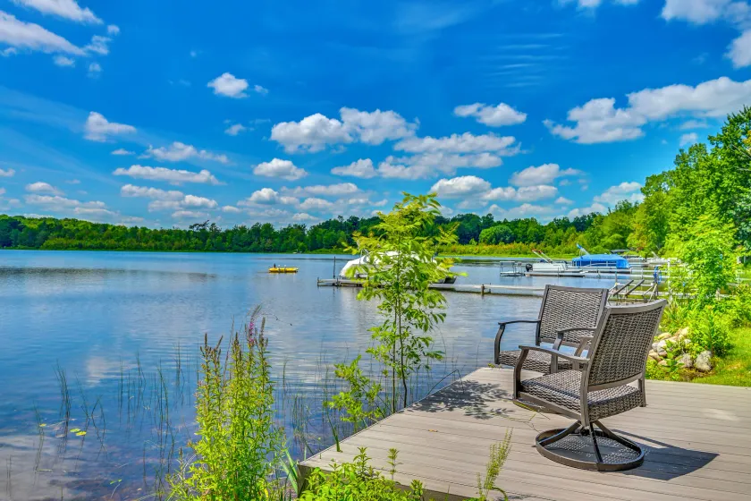Boathouse, Dock & Sunset Views! Muskrat Lake Home - Image 1
