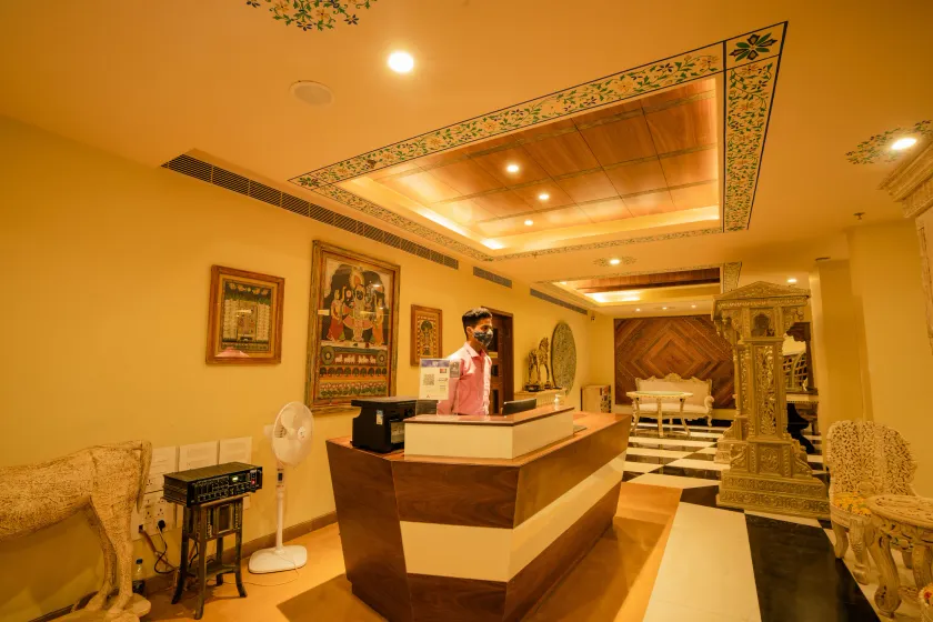 The Ramvilas - A Rooftop Lake View Hotel in Udaipur - Hall