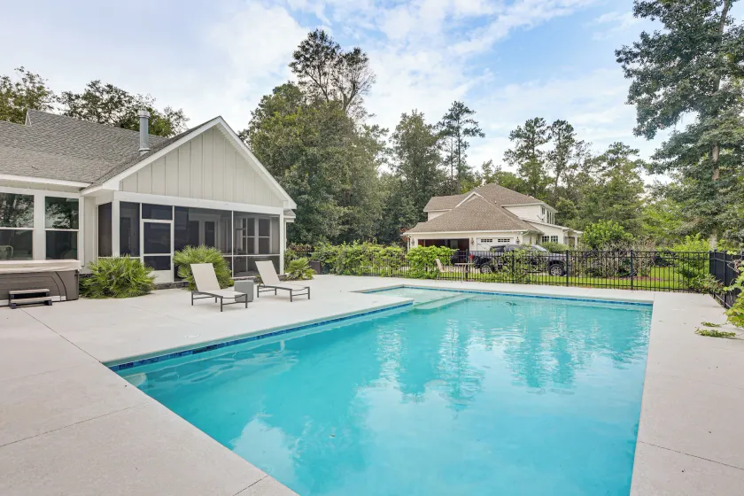 Pool & Hot Tub at Gated Waverly Home - Image 1