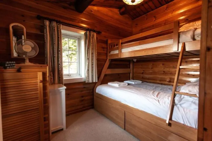 Rustic Log cabin in Snowdonia By Seren Short Stays - Værelse